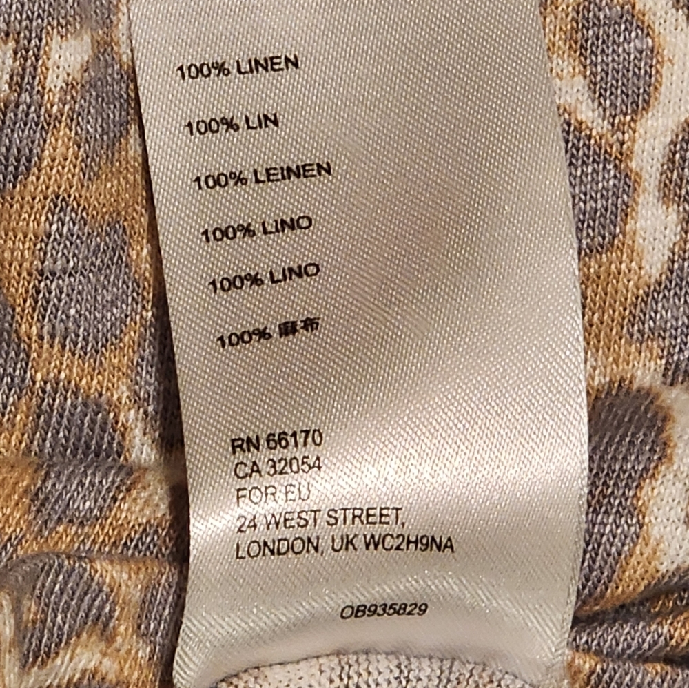 Maeve by Anthropologie Leopard Print Women's Blouse, Puff Sleeve Top, Si… - Picture 10 of 10